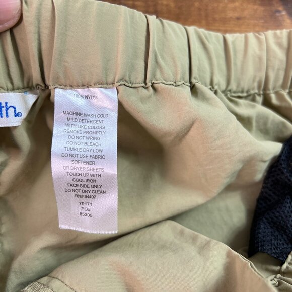 TravelSmith Women's XLP Khaki Nylon Elastic Waist Convertible Pants Adjustable - Picture 7 of 14